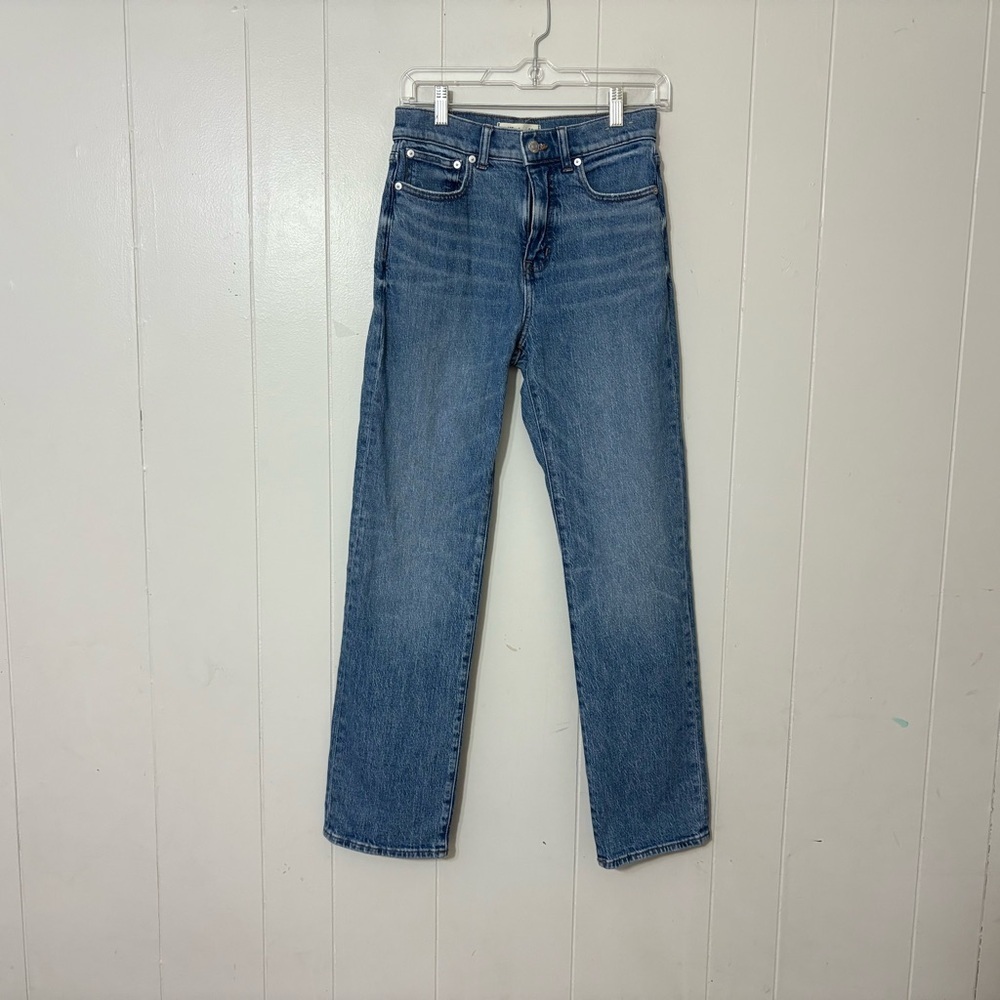 Madewell The 90s Straight Jeans High Rise Vintage Wash Women’s Size 25